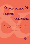 « Non-public » & Droits culturels (Collectif )